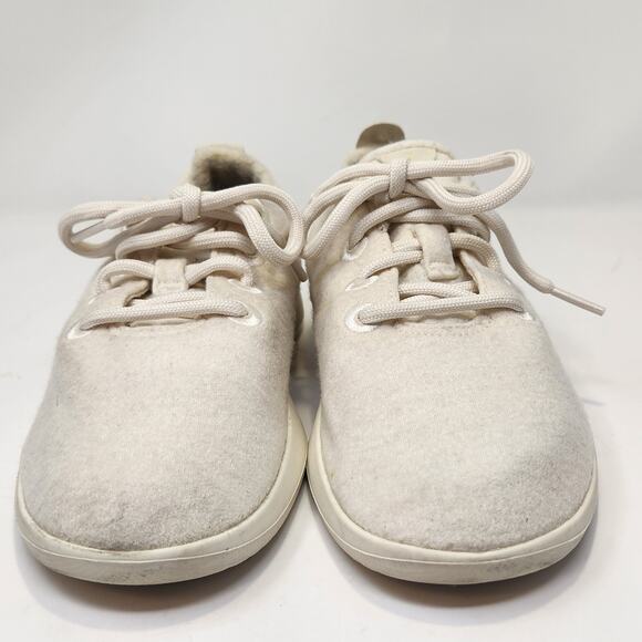 Allbirds Women Wool Runner Sneakers White Cream Size 6 Merino Wool Casual - Picture 3 of 9
